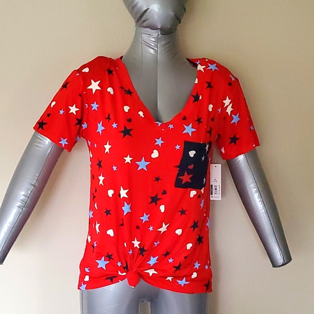 🇺🇸RED & STARS Top